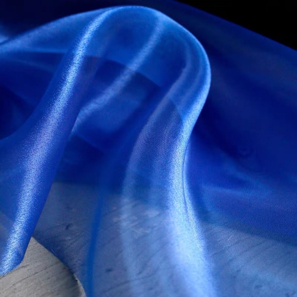 光沢のあるクリスタルオーガンザ生地、半透明のリキッドシャイン - Crystal Mesh Fabric のレビューと価格