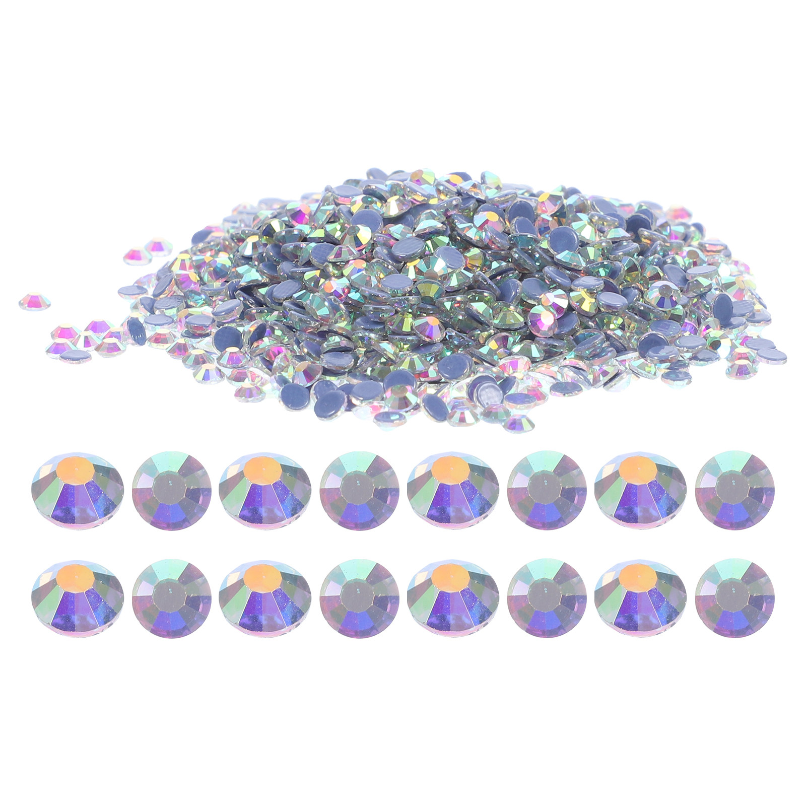 2880個入り、熱溶解接着式のフラットバックガラス製ラインス - Embellishment Glue Craft のレビューと価格